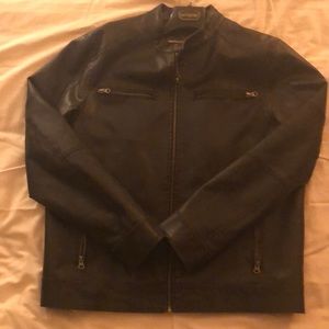 Route 66 Faux Leather Jacket
